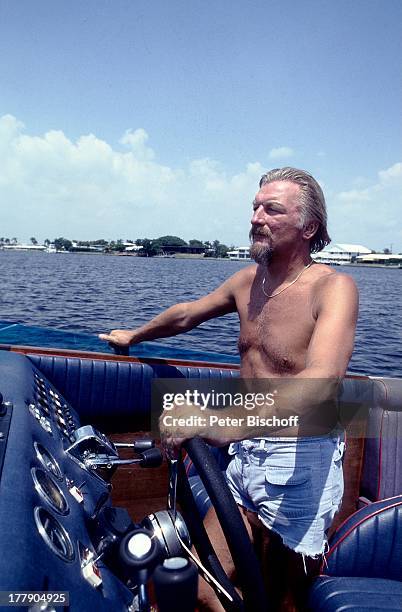 James Last , Homestory, Silberhochzeit-Nachfeier, 1 Tag nach 25. Hochzeitstag, Fort Lauderdale, Florida, USA, Nordamerika, Amerika, Kanal,...