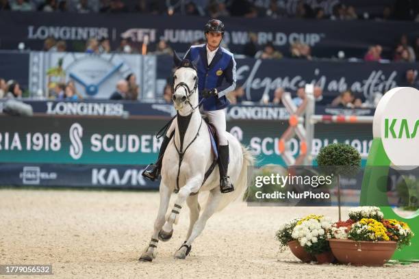 Olivier Philippaerts riding H&amp;M Legend of Love in action during the CSI5* - W Longines FEI World Cup Competition presented by Scuderia 1918 -...