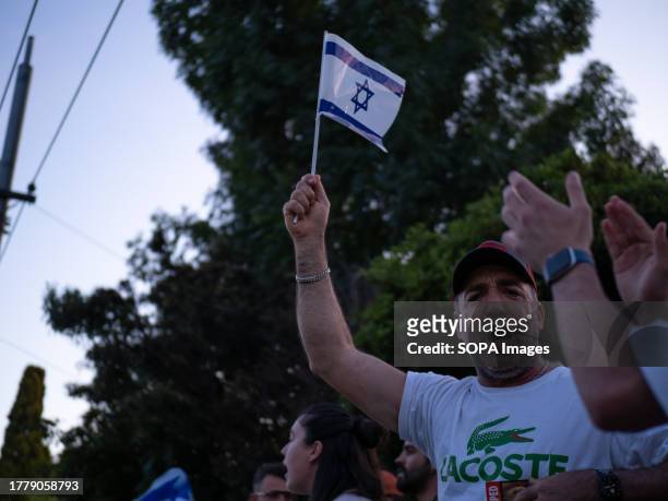 Counter-protesters chant and wave Israeli flags. After a Burgertory chain-restaurant owned by Palestinian-Australian Hesham Tayah burned overnight in...