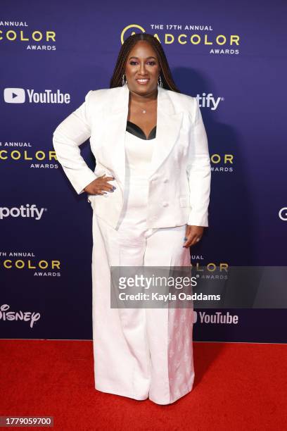 Tiffany R. Warren attends the 17th Annual ADCOLOR Awards at JW Marriott Los Angeles L.A. LIVE on November 11, 2023 in Los Angeles, California.