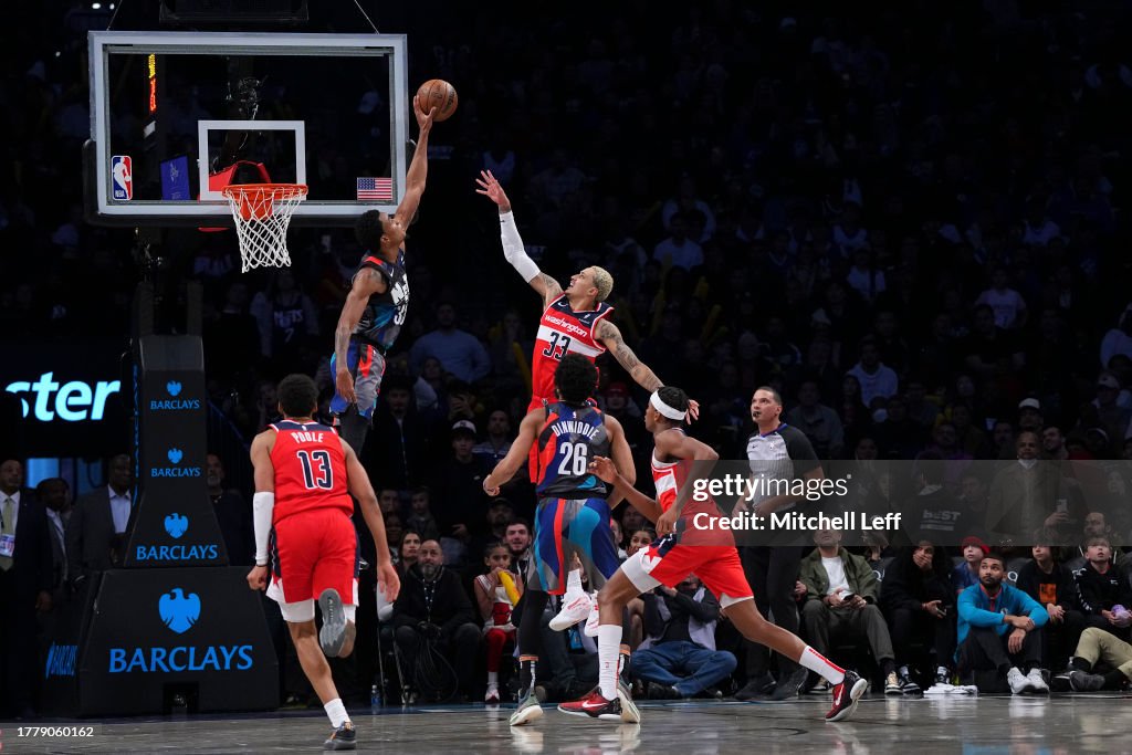 Washington Wizards v Brooklyn Nets