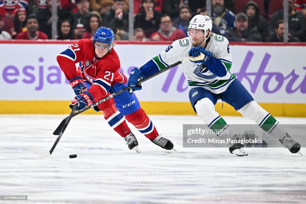 Vancouver Canucks v Montreal Canadiens