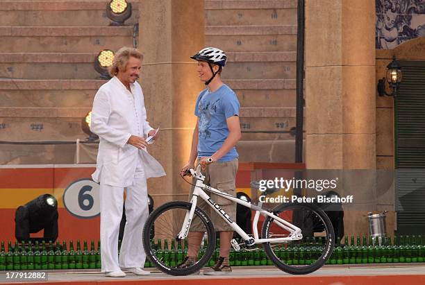 Thomas Gottschalk , Wett-Kandidat , ZDF-Show "Wetten, dass?", Stierkampfarena "Coliseo Balear", Palma de Mallorca, Insel Mallorca, Balearen, Spanien,...