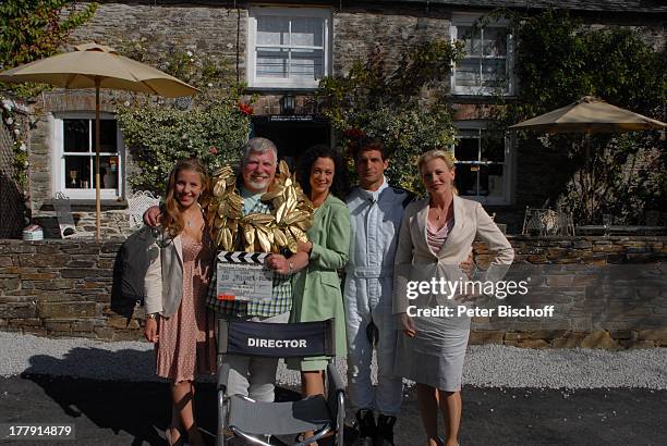 Sarah Beck , Dieter Kehler , Barbara Wussow , Robert Seeliger , Eva Habermann , Rosamunde-Pilcher-Film "Englischer Wein", ZDF, Herrenhaus...