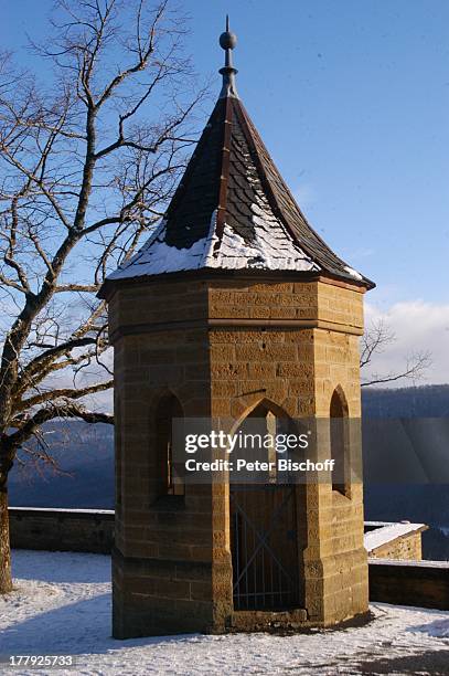 Schnarrwachtbastei, Burg "Hohenzollern" , Bisingen, Baden-Würrtemberg, Deutschland, Europa, Denkmal, Sehenswürdigkeit, touristische Attraktion,...