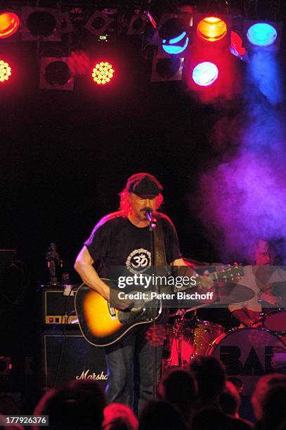 Wolfgang Niedecken , 2. Vor-Konzert der Tournee, "Music Hall", Künstlerdorf Worpswede, Niedersachsen, Deutschland, Europa, Auftritt, Bühne, Mikro,...