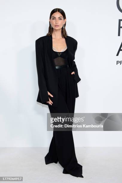 Lily Aldridge attends the 2023 CFDA Fashion Awards at American Museum of Natural History on November 06, 2023 in New York City.