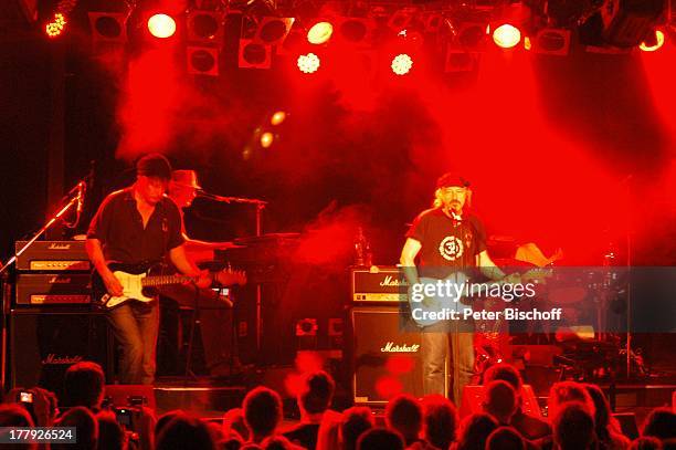 Wolfgang Niedecken mit Band, 2. Vor-Konzert der Tournee, "Music Hall", Künstlerdorf Worpswede, Niedersachsen, Deutschland, Europa, Auftritt, Bühne,...