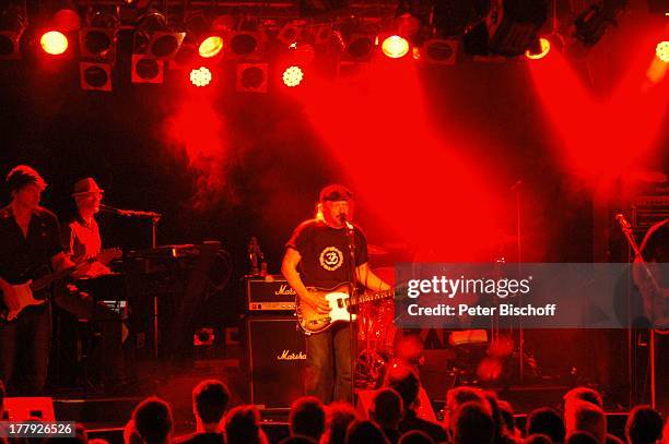 Wolfgang Niedecken mit Band, 2. Vor-Konzert der Tournee, "Music Hall", Künstlerdorf Worpswede, Niedersachsen, Deutschland, Europa, Auftritt, Bühne,...