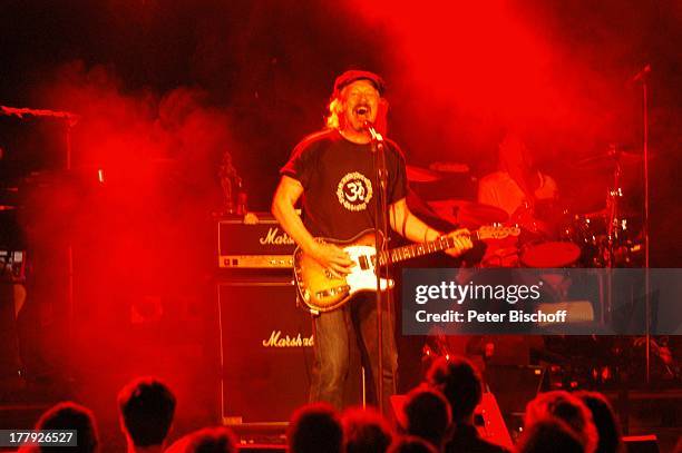 Wolfgang Niedecken mit Band, 2. Vor-Konzert der Tournee, "Music Hall", Künstlerdorf Worpswede, Niedersachsen, Deutschland, Europa, Auftritt, Bühne,...