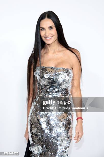 Demi Moore attends the 2023 CFDA Fashion Awards at American Museum of Natural History on November 06, 2023 in New York City.
