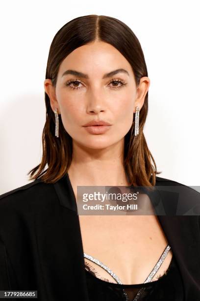 Lily Aldridge attends the 2023 CFDA Awards at American Museum of Natural History on November 06, 2023 in New York City.