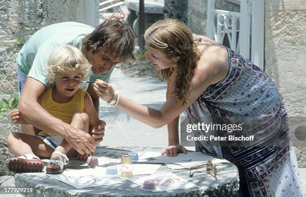 Christiane Krüger, Ehemann Manfred Bockelmann , Sohn Tim Oliver Krüger-Bockelmann, Barbados, Inselstaat, Karibik, Ehefrau, malen, anmalen, tuschen,...