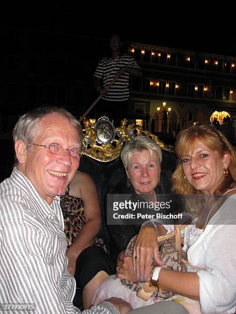 Gernot Endemann, Ehefrau Sabine Schmidt-Kirchner mit Bekannter, Venedig, Italien, Europa, Urlaub, Ehemann, Schauspieler, Schauspielerin, S�ängerin, E;