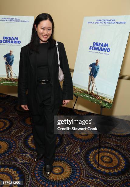 Michele Selene Ang attends the A24 Special Screening of DREAM SCENARIO at Regency Bruin Theatre on November 06, 2023 in Los Angeles, California.