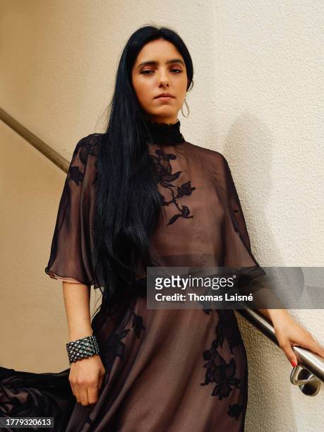 Actress Hafsia Herzi of the film "Le Ravissement" poses for a portrait shoot during the 76th Cannes Film Festival on May 19, 2023 in Cannes, France.