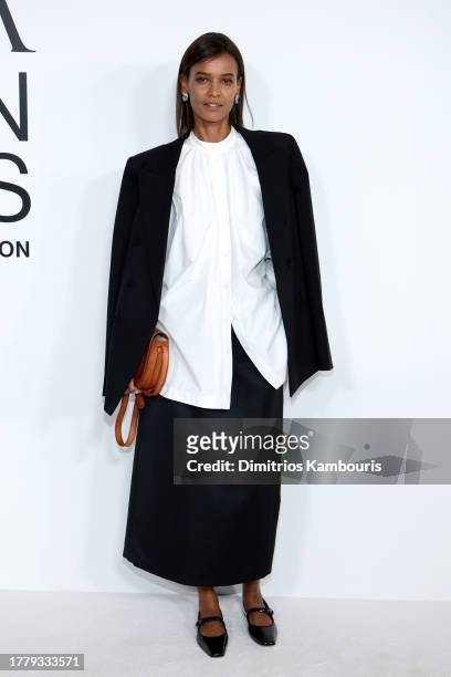Liya Kebede attends the 2023 CFDA Fashion Awards at American Museum of Natural History on November 06, 2023 in New York City.