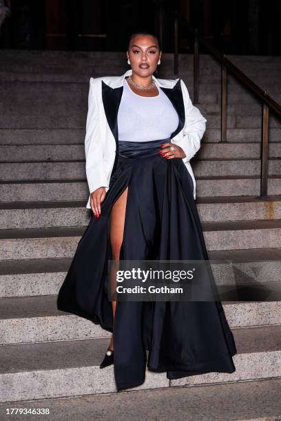 Paloma Elsesser attends the 2023 CFDA Fashion Awards at American Museum of Natural History on November 06, 2023 in New York City.