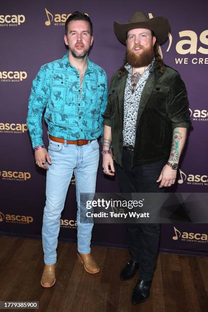 Osborne and John Osborne of Brothers Osborne attend the 59th ASCAP Country Music Awards Celebration at The Twelve Thirty Club on November 06, 2023 in...