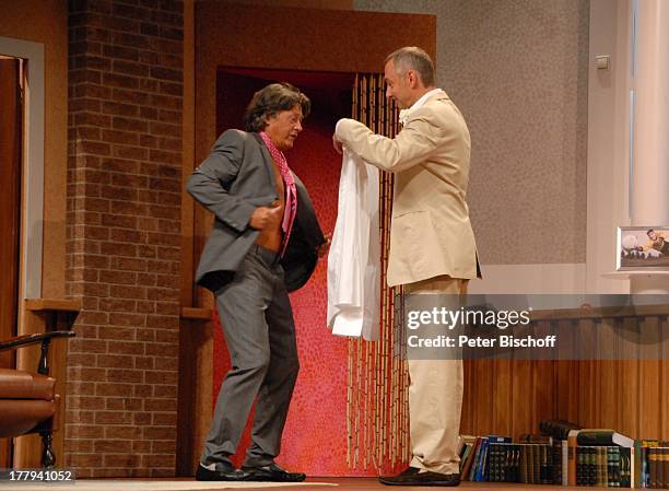 Herbert Herrmann , Stefan Schneider , Theaterstück "Das Zweite Kapitel" , Theater "Komödie am Kurfürstendamm", Berlin, Deutschland, Europa,...