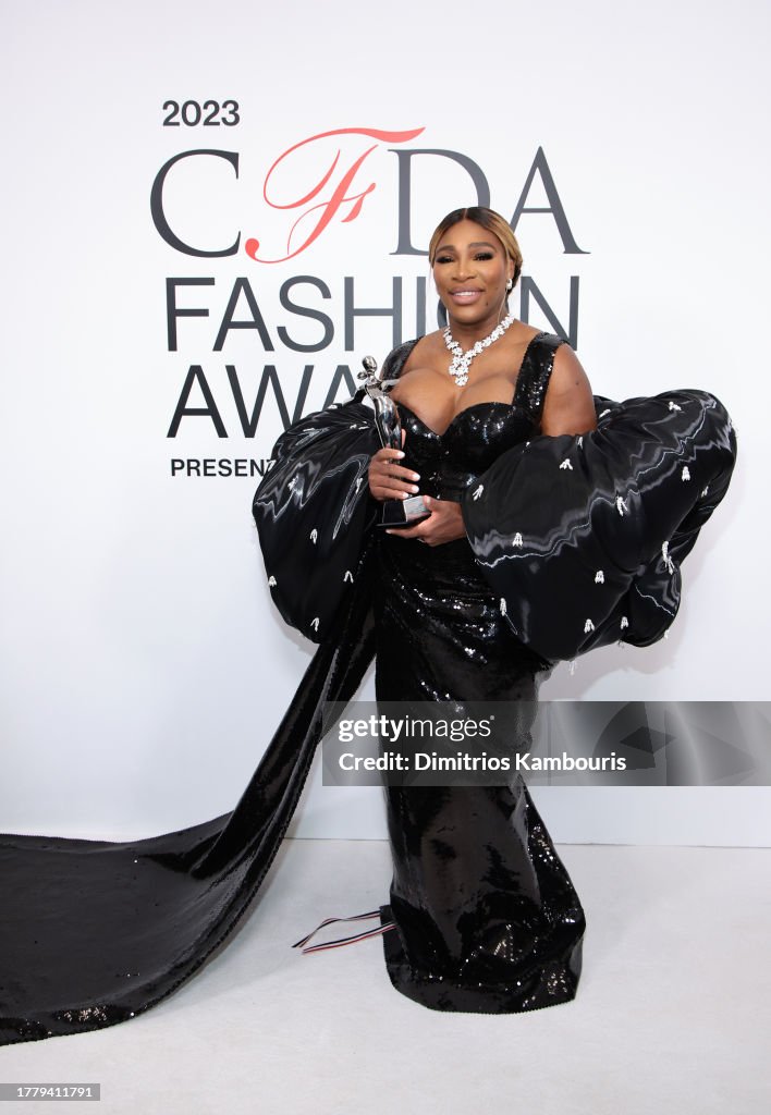 Serena Williams, Fashion Icon Award winner, attends the 2023 CFDA