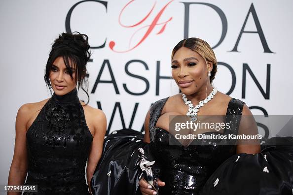 Serena Williams, Fashion Icon Award winner , and Kim Kardashian