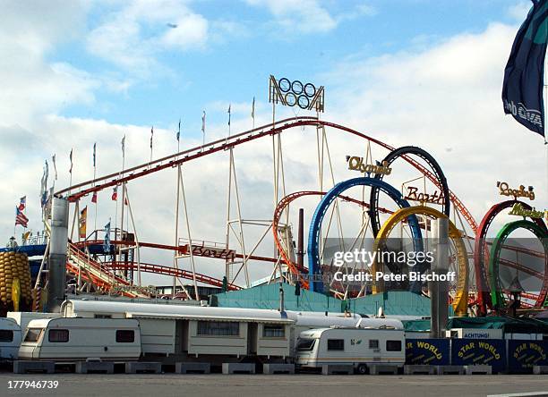 Looping-Achterbahn, "Bremer Freimarkt", Bremen, Deutschland, Europa, Volksfest, Jahrmarkt, Kirmis, Reise,