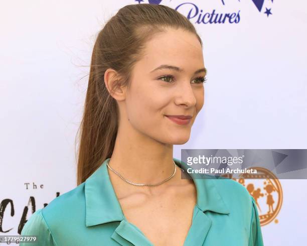 Avery Kristen Pohl attends the 2023 Kids In The Spotlight Film Awards at Paramount Pictures Studios on November 04, 2023 in Los Angeles, California.