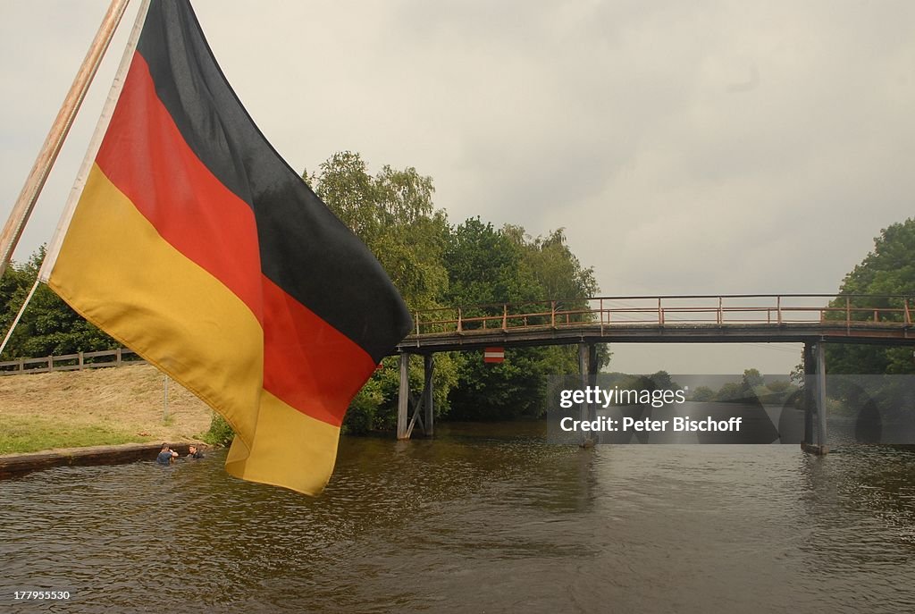 Hammefahrt mit MS "Sansibar" auf der "Hamme", Worpswede (bei B R
