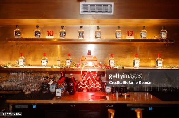 View of the bar during the Wolk Morais Collection 11 Premiere at Grandmaster Recorders on November 06, 2023 in Los Angeles, California.