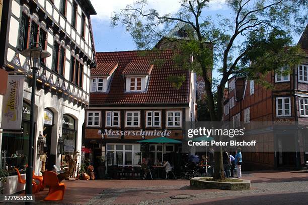 Häuser in der Altstadt, Stade, Niedersachsen, Deutschland, Europa, Reise,