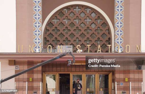 View of Union Station before the start of the Oscars on Sunday, April 25 at Union Station in Los Angeles.