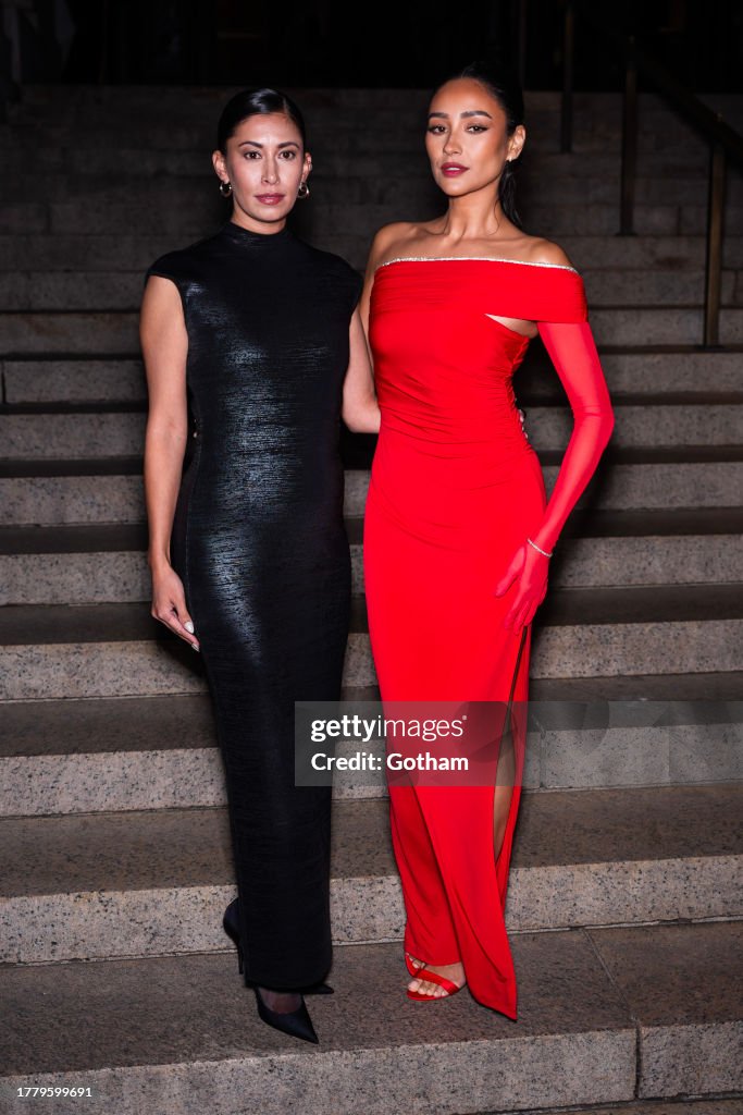 Shay Mitchell attend the 2023 CFDA Fashion Awards at American Museum