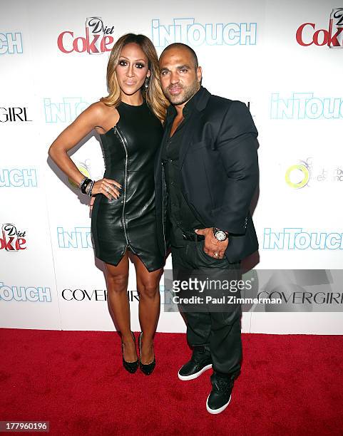Melissa Gorga and Joe Gorga attend In Touch Weekly's 2013 Icons & Idols event at FINALE Nightclub on August 25, 2013 in New York City.
