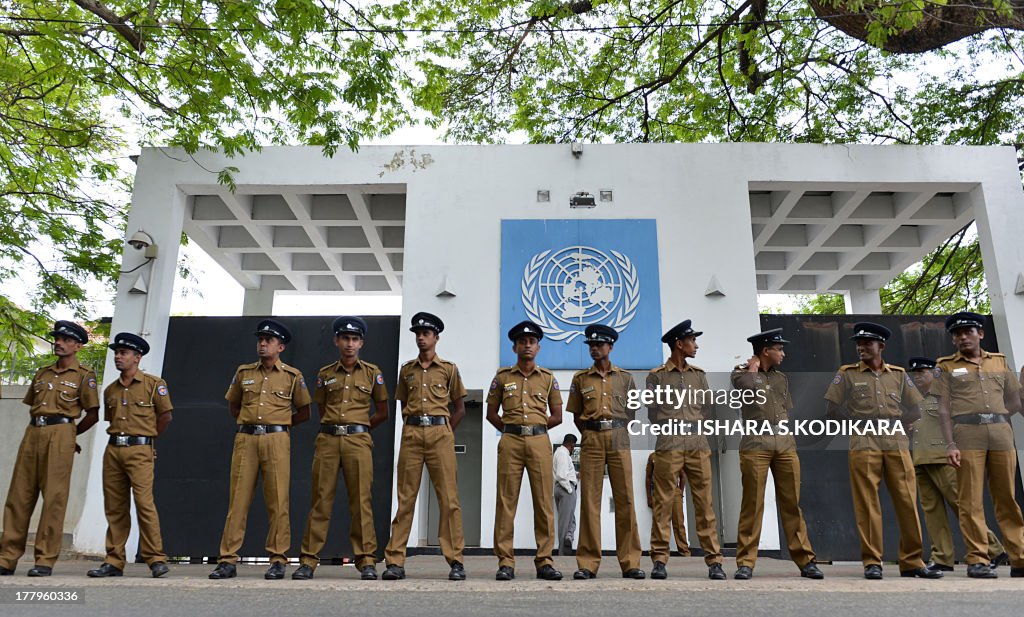 SRI LANKA-UN-PROTEST