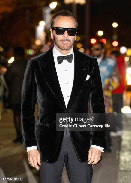 Fashion designer and filmmaker Tom Ford is seen arriving to the 2023 CFDA Fashion Awards at American Museum of Natural History on November 06, 2023...