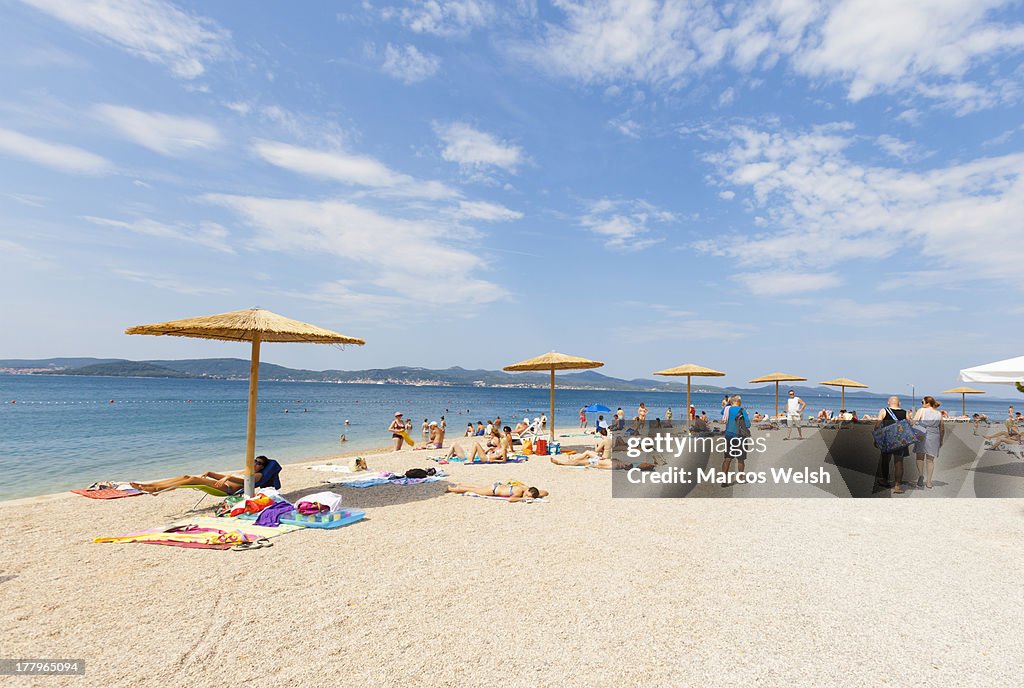 Kolovare Beach in Zadar, Croatia