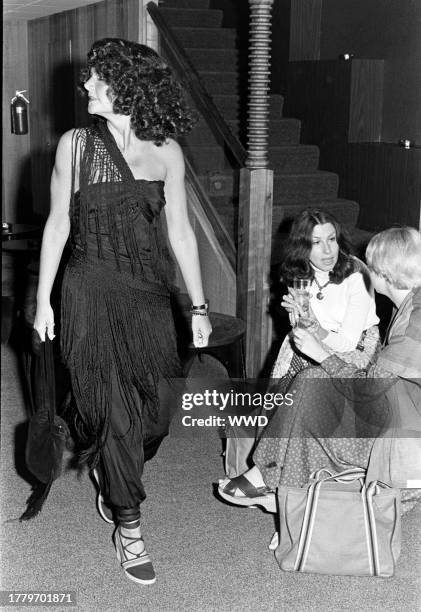 Janet Charlton attends a party in Los Angeles on July 23, 1975.