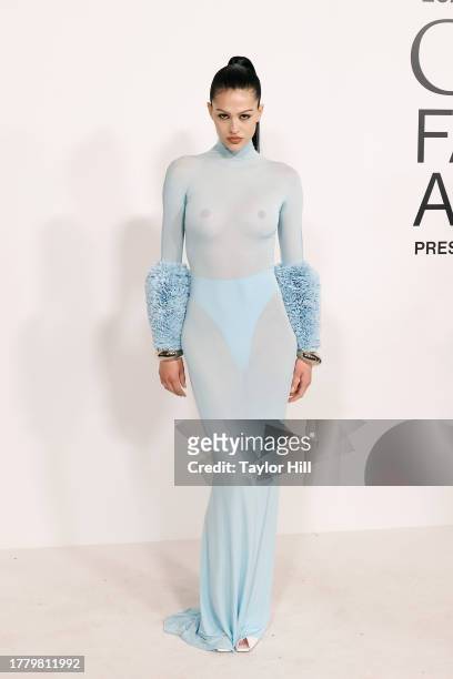 Amelia Gray Hamlin attends the 2023 CFDA Awards at American Museum of Natural History on November 06, 2023 in New York City.