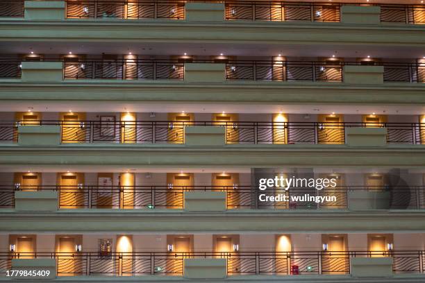 symmetry hotel rooms - changsha stock pictures, royalty-free photos & images