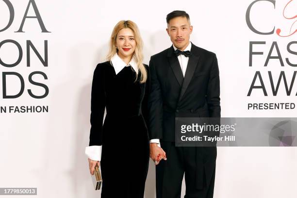 Canis Chow and Dao-Yi Chow attend the 2023 CFDA Awards at American Museum of Natural History on November 06, 2023 in New York City.