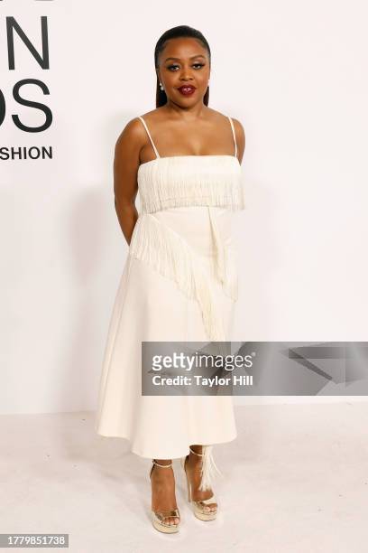 Quinta Brunson attends the 2023 CFDA Awards at American Museum of Natural History on November 06, 2023 in New York City.