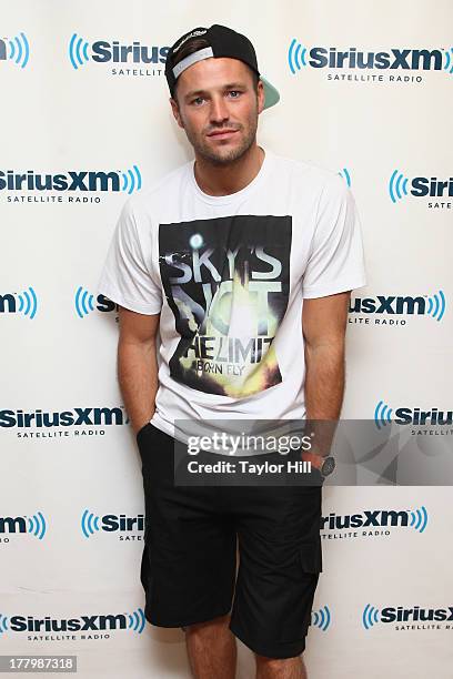 Personality Mark Wright visits the SiriusXM Studios on August 26, 2013 in New York City.