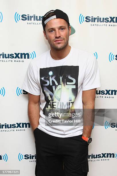 Personality Mark Wright visits the SiriusXM Studios on August 26, 2013 in New York City.