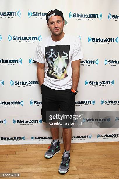 Personality Mark Wright visits the SiriusXM Studios on August 26, 2013 in New York City.