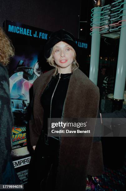 American actress Rosanna Arquette, London, circa 1990.