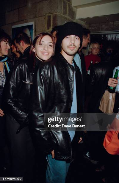 English singer Melanie Blatt and English bassist Stuart Zender attend the Raindance Film Festival at the Metro cinema, Soho, London, 9th October 1999.