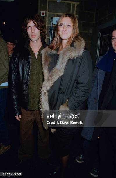English musicians Richard Ashcroft and Kate Radley attend the Raindance Film Festival at the Metro cinema, Soho, London, 9th October 1999.