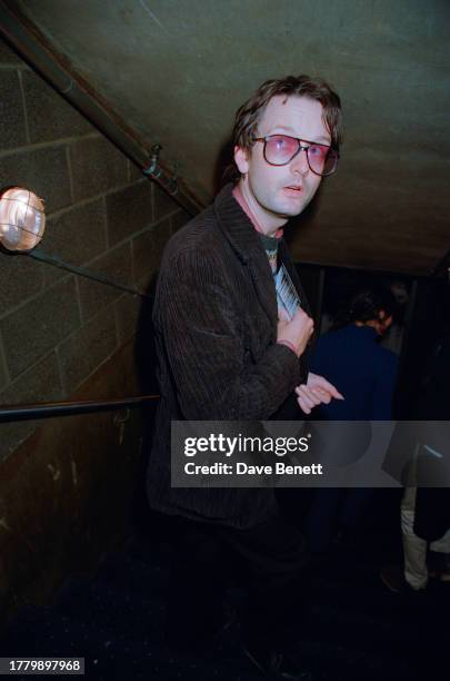 English singer-songwriter Jarvis Cocker attends the Raindance Film Festival at the Metro cinema, Soho, London, 9th October 1999.