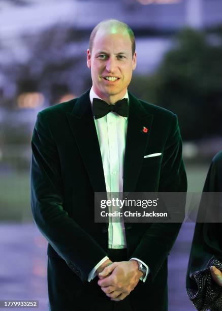 Prince William, Prince of Wales attends the 2023 Earthshot Prize Awards Ceremony on November 07, 2023 in Singapore. The Earthshot Prize is awarded to...